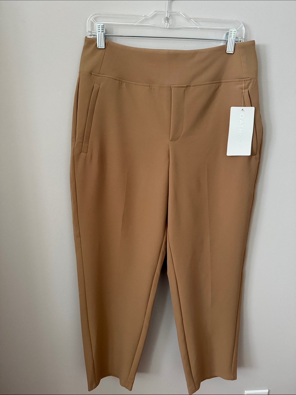 NWT Athleta Endless Pants  Size 10 Petite Camel Color. Do not know Athleta color